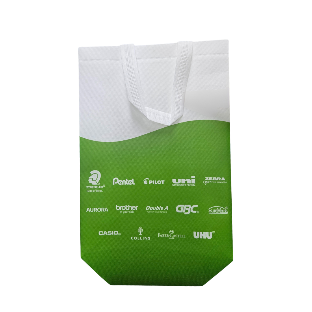 Evergreen Stationery Recycled Woven Bag | 25 x 35 x 10 cm stationery product image