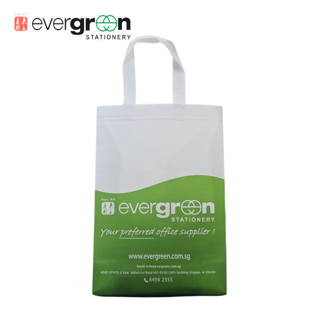 Evergreen Stationery Recycled Woven Bag | 25 x 35 x 10 cm stationery product image