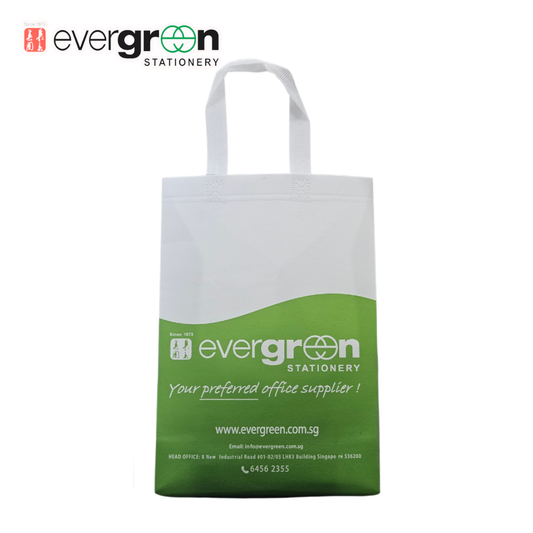 Evergreen Stationery Recycled Woven Bag | 25 x 35 x 10 cm stationery product image