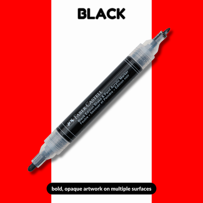 Faber Castell Black Edition Shake and Paint Twin Acrylic Marker stationery product image