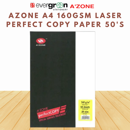 Azone A4 160gsm Laser Perfect Copy Paper 50's stationery product image